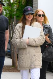 Dakota Johnson Filming "Materialists" in Tribeca 05-09-2024