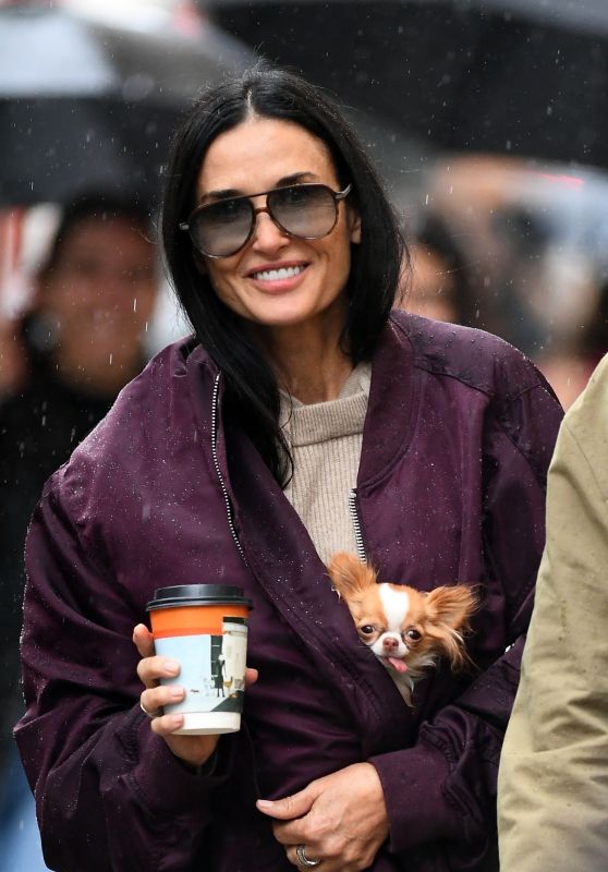 Demi Moore at The Mark Restaurant by Jean-Georges in New York 05-05-2024
