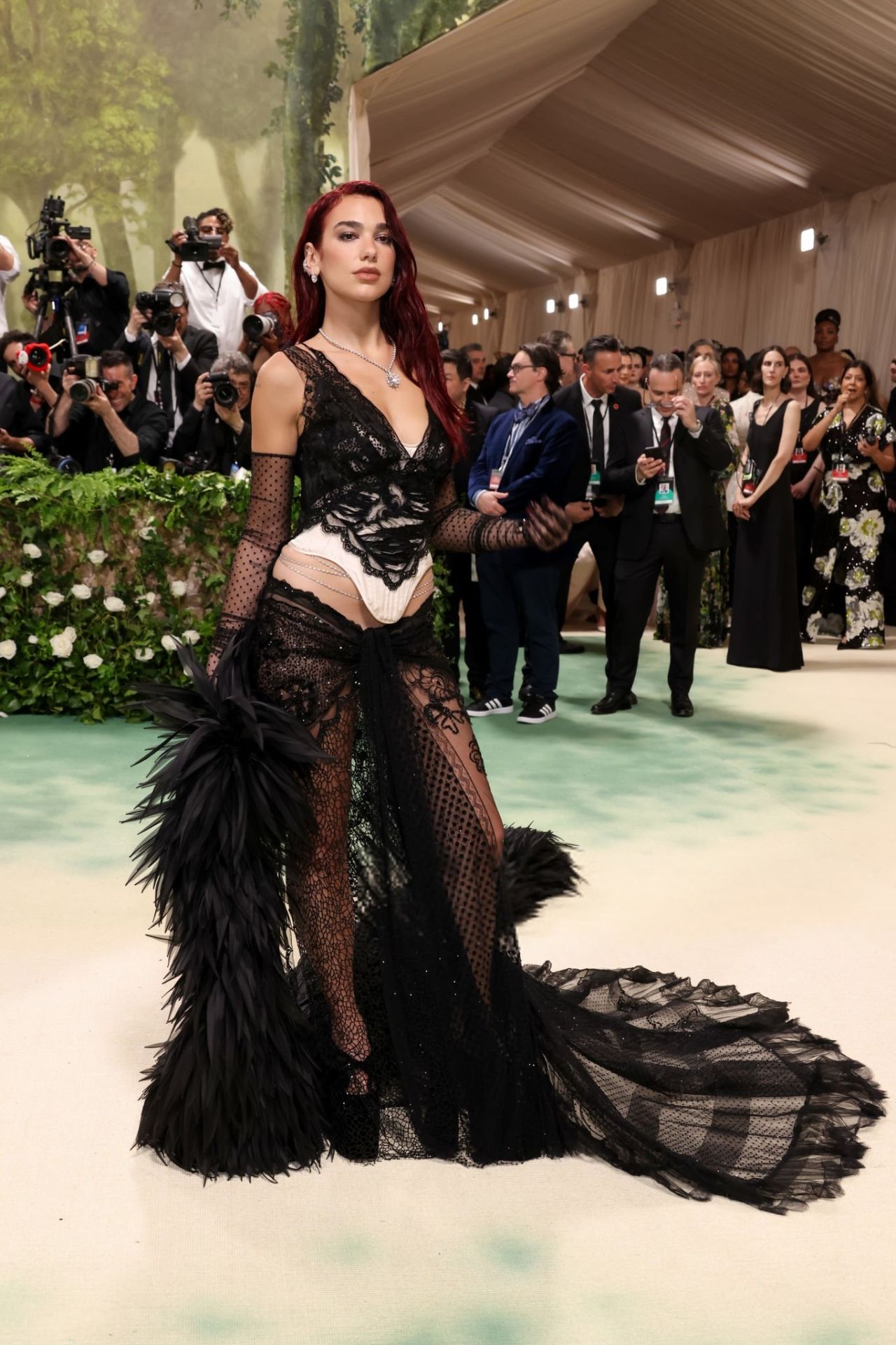 Dua Lipa at Met Gala 2024 • CelebMafia