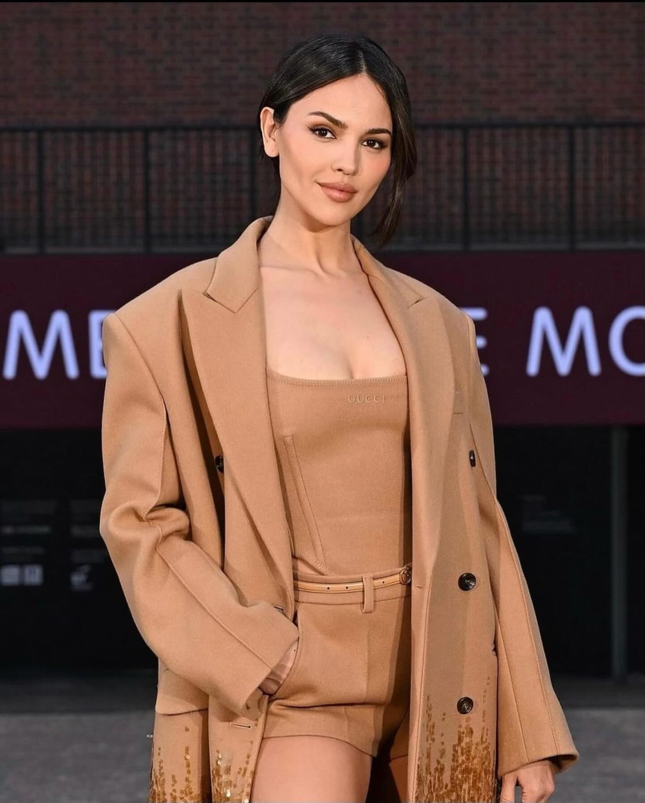 Eiza Gonzalez at Gucci Cruise 2025 Fashion Show in London 05132024