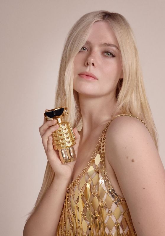 Elle Fanning - FAME Intense by Paco Rabanne Campaign April 2024