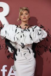 Elsa Hosk Stuns in Feathered Nina Ricci Gown at amfAR Gala Cannes 2024