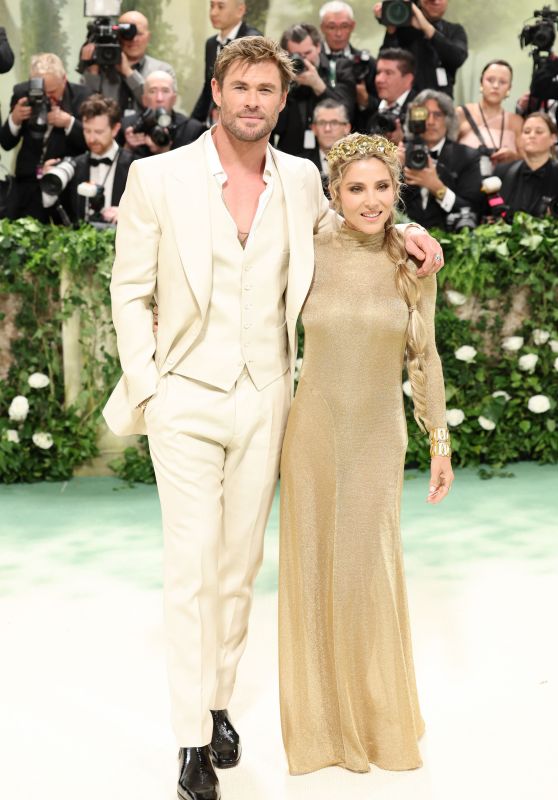 Elsa Pataky and Chris Hemsworth at Met Gala 2024