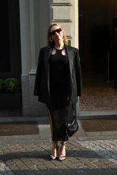 Ester Exposito Leaving a Hotel in Milan 05-30-2024