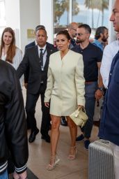 Eva Longoria at the Hotel Martinez in Cannes 05-19-2024
