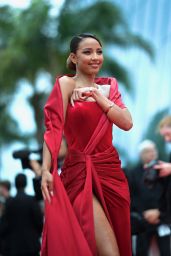 Flora Coquerel at “The Apprentice” Red Carpet at Cannes Film Festival 05-20-2024