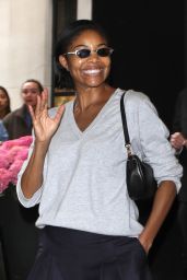 Gabrielle Union and Dwayne Wade Exit From Their Hotel Ahead of Preparation for the Met Gala 05-04-2024