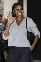 Gabrielle Union and Dwayne Wade Exit From Their Hotel Ahead of Preparation for the Met Gala 05-04-2024