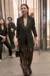 Gao Yuanyuan out in Midtown in New York 04-30-2024