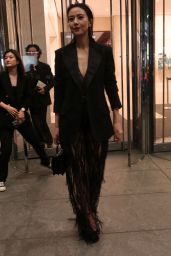 Gao Yuanyuan out in Midtown in New York 04-30-2024
