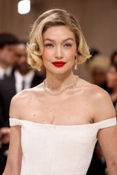 Gigi Hadid in Floral Gown at 2024 Met Gala