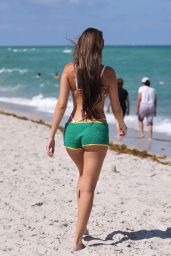 Grace Boor in a Bikini on the Beach in Miami 05-03-2024