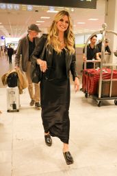 Heidi Klum Arriving at Nice Airport 05-20-2024