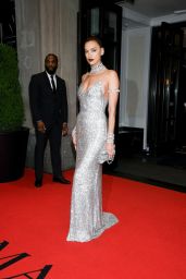 Irina Shayk Stuns in Swarovski Crystal-Encrusted Gown at 2024 Met Gala