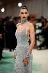 Irina Shayk Stuns in Swarovski Crystal-Encrusted Gown at 2024 Met Gala