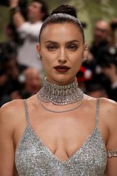 Irina Shayk Stuns in Swarovski Crystal-Encrusted Gown at 2024 Met Gala