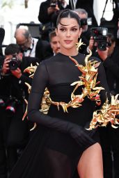 Iris Mittenaere at "Furiosa: A Mad Max Saga" Red Carpet at Cannes Film Festival