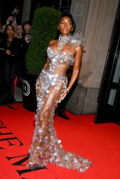 Janelle Monáe Stuns in Sustainable Vera Wang Couture at 2024 Met Gala
