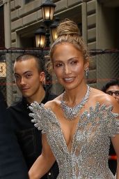 Jennifer Lopez Heading to the 2024 Met Gala in New York City 05-06-2024