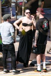 Jessie J in Bikini Top at the Pool - Rio de Janeiro 05-03-2024