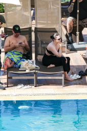 Jessie J in Bikini Top at the Pool - Rio de Janeiro 05-03-2024