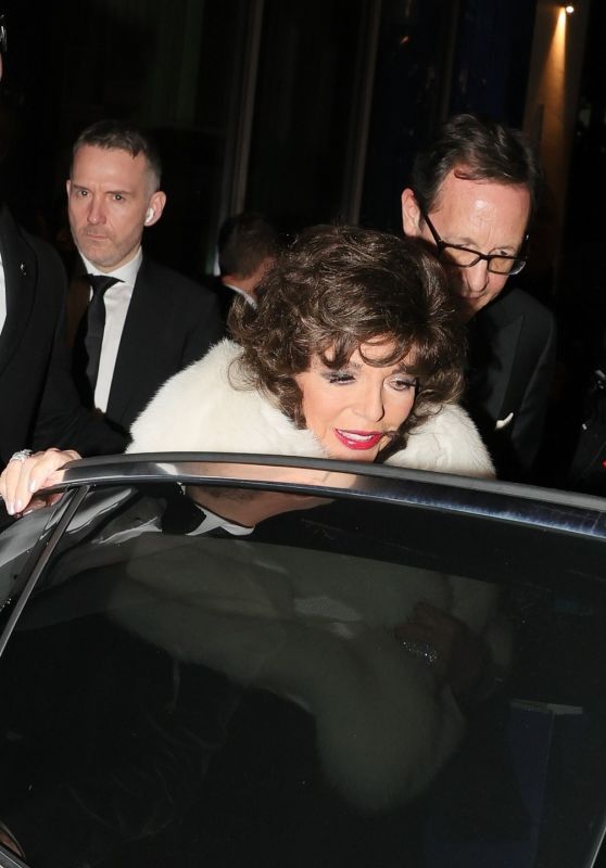 Joan Collins at the Variety Club Showbusiness Awards 2024 in London