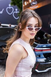 Katherine Langford at the Hotel Martinez in Cannes 05-23-2024