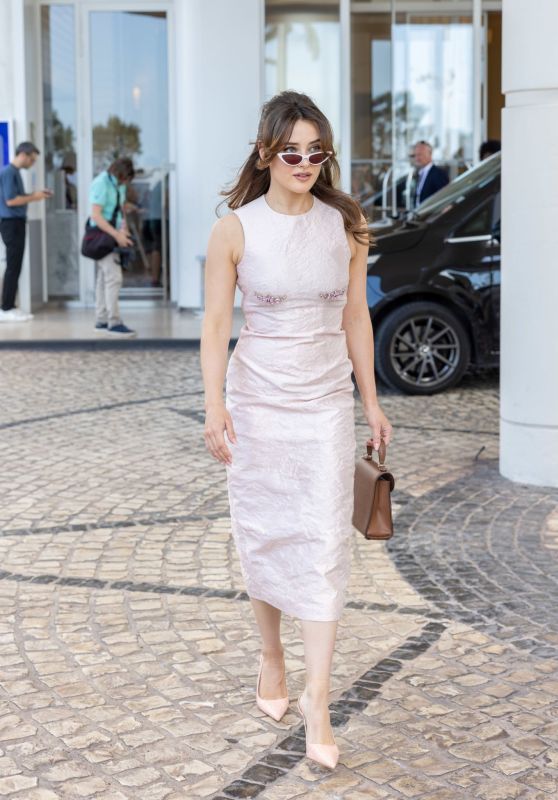 Katherine Langford at the Hotel Martinez in Cannes 05-23-2024