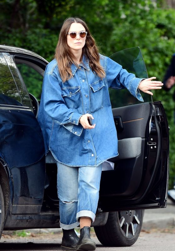 Keira Knightley Out in North London 04-30-2024