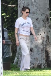 Kristen Stewart and Dylan Meyer Out in Los Angeles 04-30-2024