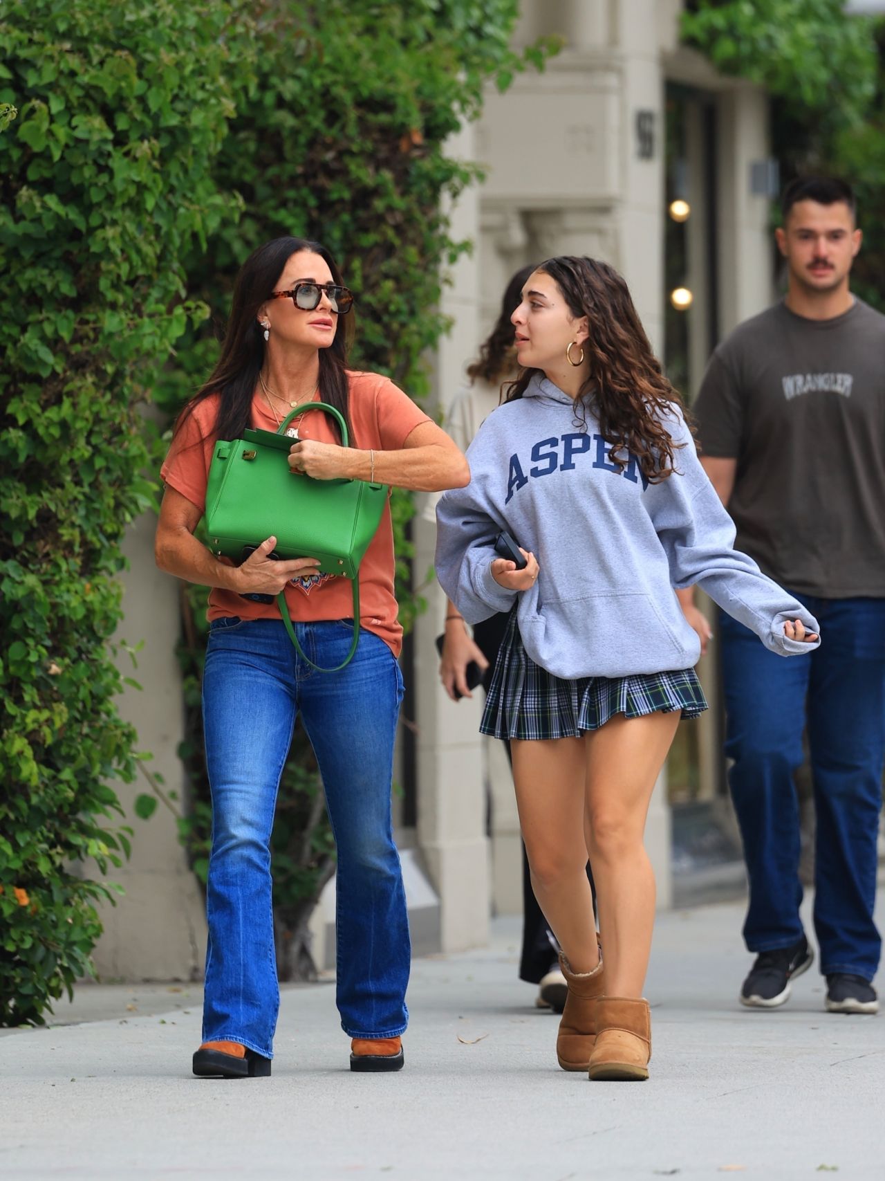 Kyle Richards And Portia Umansky Stroll In Beverly Hills 05 13 2024