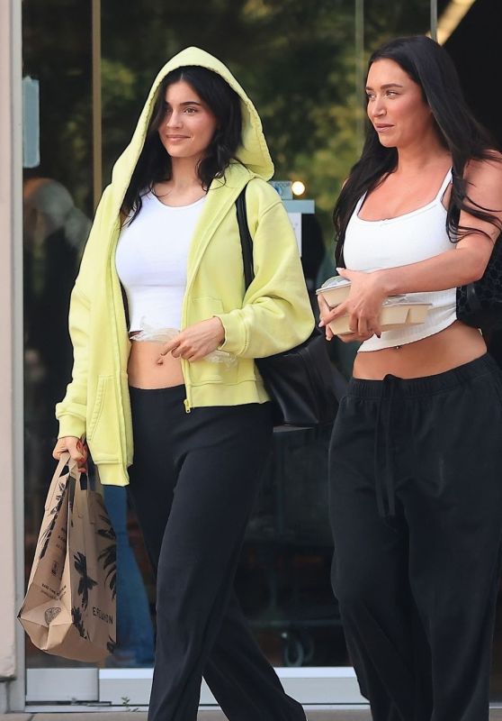 Kylie Jenner and Anastasia Karanikolaou - Leaving Erewhon Store in Calabasas 05-22-2024