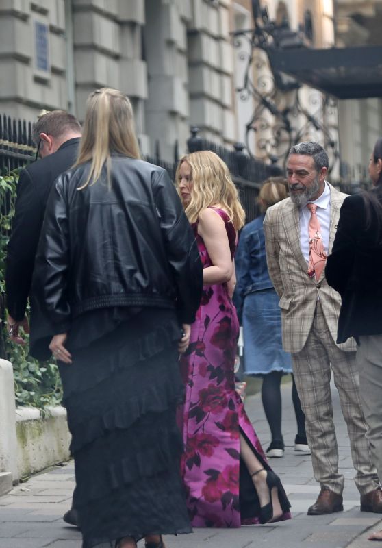 Kylie Minogue Leaves Her Hotel in London 05-28-2024