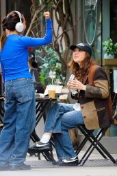 Laufey at a Uptown Coffee Shop in New York 05-09-2024