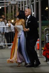 Lauren Sanchez and Jeff Besoz Arriving at a Met Gala After Party in New York 05-06-2024