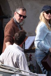 Laurene Powell Jobs Arriving at The Gritti Palace Hotel on the Grand Canal in Venice 05-25-2024
