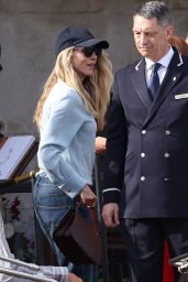 Laurene Powell Jobs Arriving at The Gritti Palace Hotel on the Grand Canal in Venice 05-25-2024