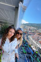 Leni Klum and Heidi Klum at F1 Grand Prix of Monaco 05-26-2024