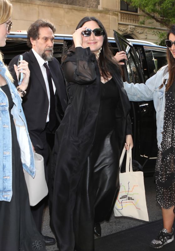 Lily Gladstone Arriving at The Mark Hotel in New York 05-07-2024