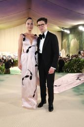 Lily James Stuns in Pink Gown at 2024 Met Gala