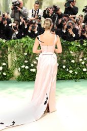 Lily James Stuns in Pink Gown at 2024 Met Gala