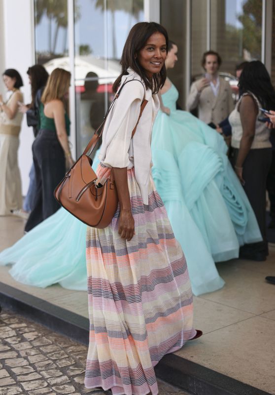 Liya Kebede at Martinez Hotel in Cannes 05-18-2024