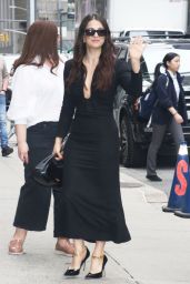 Marisa Abela Arrives for The Late Show With Stephen Colbert in New York 05-09-2024