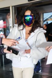 Michelle Rodriguez and Carmen Vandenberg at Nice Airport 05-18-2024