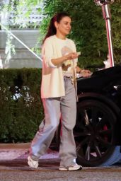 Mila Kunis at San Vicente Bungalows in West Hollywood 05-22-2024
