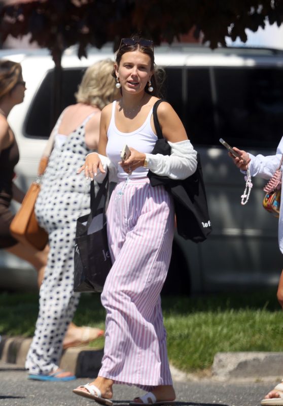 Millie Bobby Brown - Shopping in the Hamptons 05-26-2024