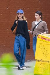 Natalia Dyer and Francesca Reale in New York 05-23-2024