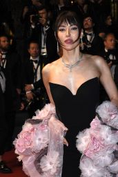 Nesrin Sanad at “Parthenope” Red Carpet at Cannes Film Festival 05-21-2024