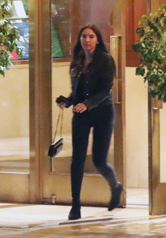 Noor Alfallah Exiting the Sunset Tower Hotel in Los Angeles 05-06-2024