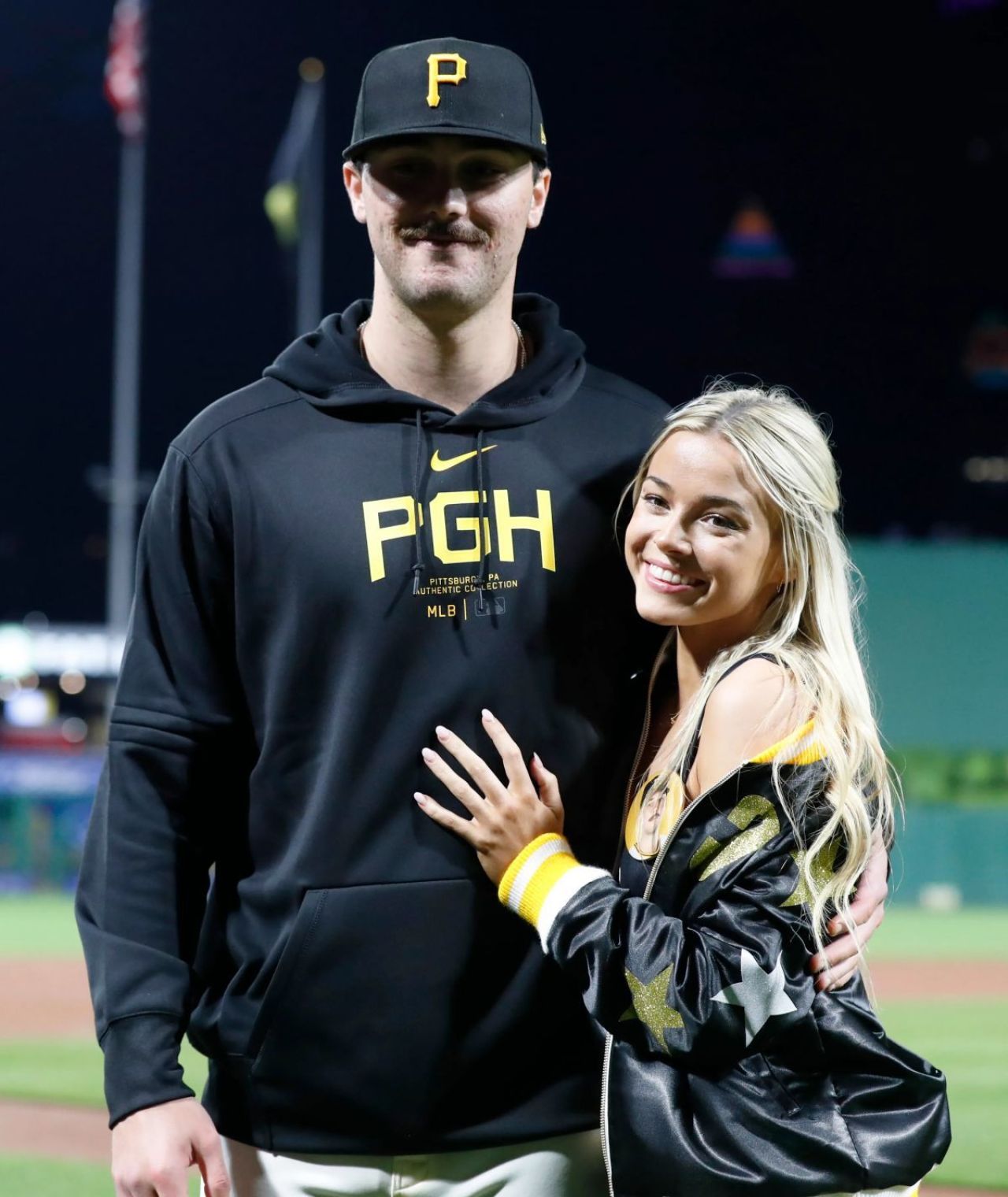 Olivia Dunne at Chicago Cubs vs Pittsburgh Pirates Game in Pittsburgh ...